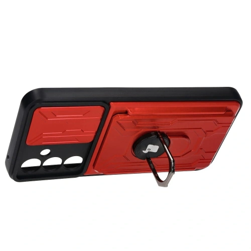 Kup Bizon Case Camshield Kartensteckplatz Ring Samsung Galaxy A54 5G rot - BIZ7517 - {ean13} - Sklep Home Screen