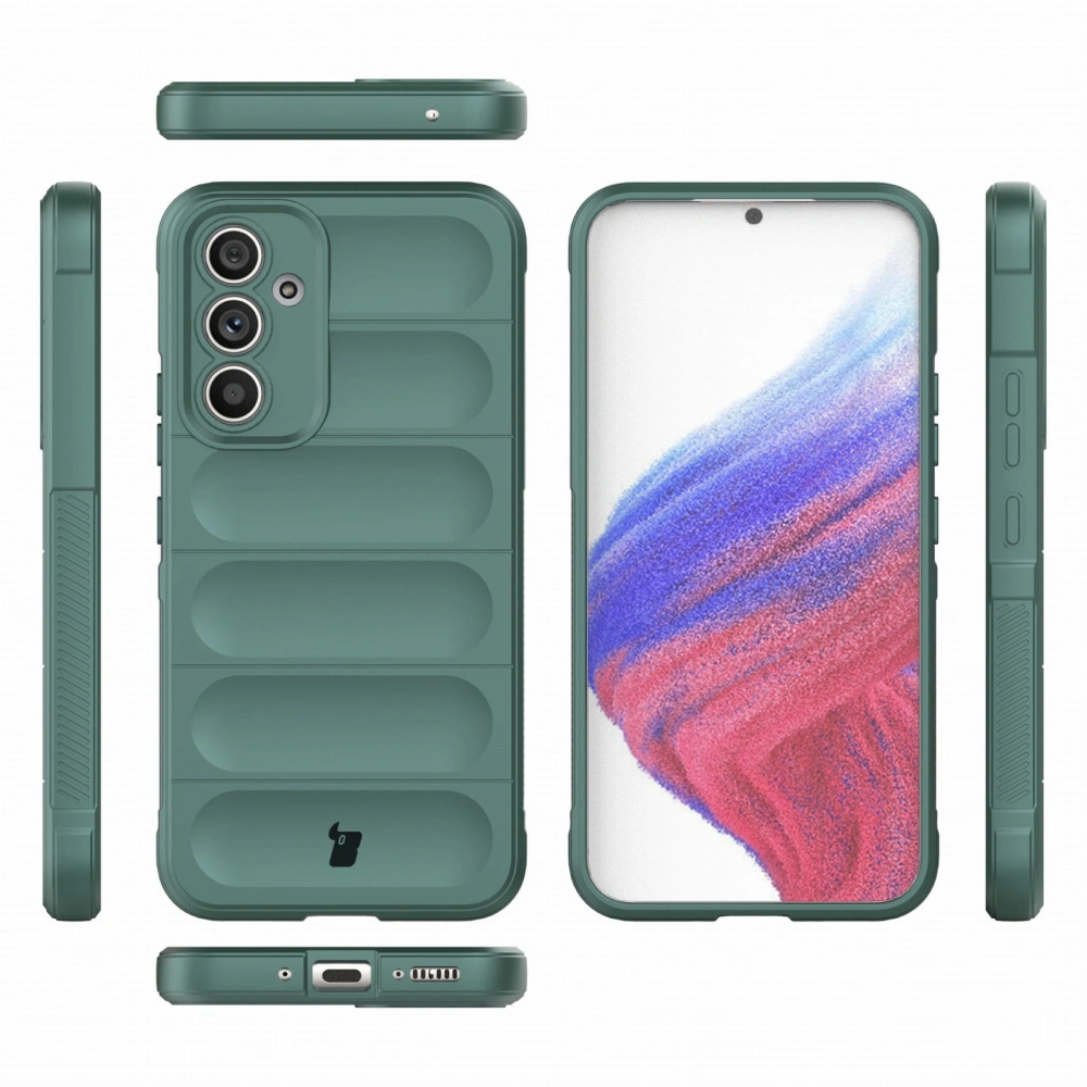 Pancerne etui Bizon Case Tur do Samsung Galaxy A54 5G ciemnozielone
