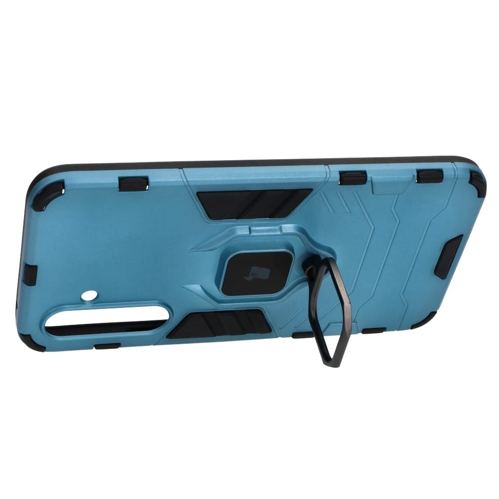 Etui Bizon Case Armor Ring do Samsung Galaxy A54 5G niebieskie