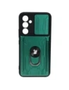 Bizon Case Camshield Kártyafoglalat Gyűrű Samsung Galaxy A54 5G zöld