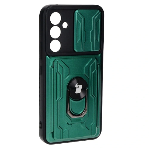 Kup Bizon Case Camshield Kártyafoglalat Gyűrű Samsung Galaxy A54 5G zöld - BIZ7525 - {ean13} - Sklep Home Screen