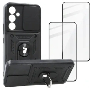Buy Bizon Case Camshield Pack case + 2x screen glass Samsung Galaxy A54 5G black - BIZ7526 - {ean13} - Home Screen Store Europe