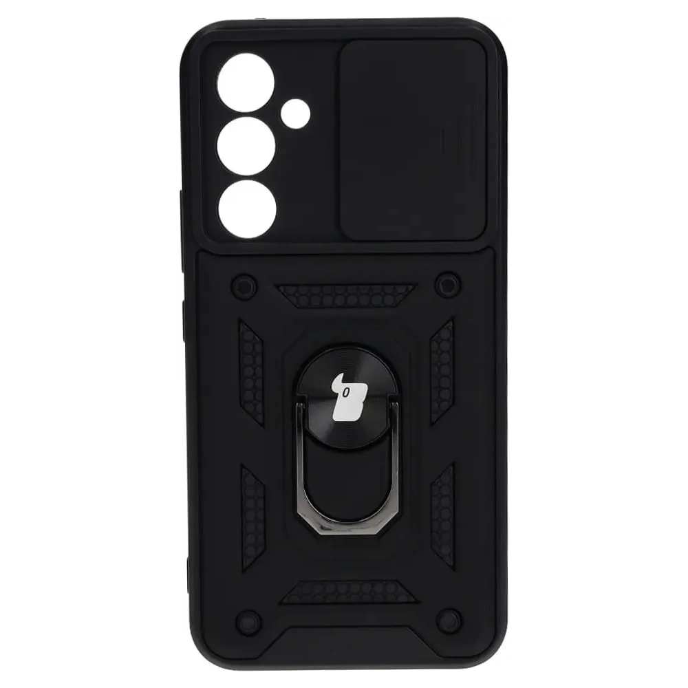 Etui + 2x szkło na ekran Bizon Case Camshield Pack do Samsung Galaxy A54 5G czarne