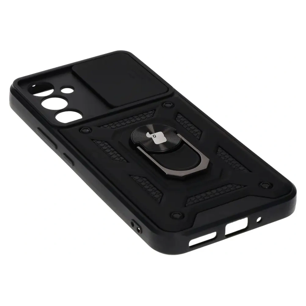 Etui + 2x szkło na ekran Bizon Case Camshield Pack do Samsung Galaxy A54 5G czarne