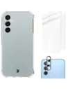 Bizon Case Clear Pack case + 2x screen glass + lens glass Samsung Galaxy A54 5G clear