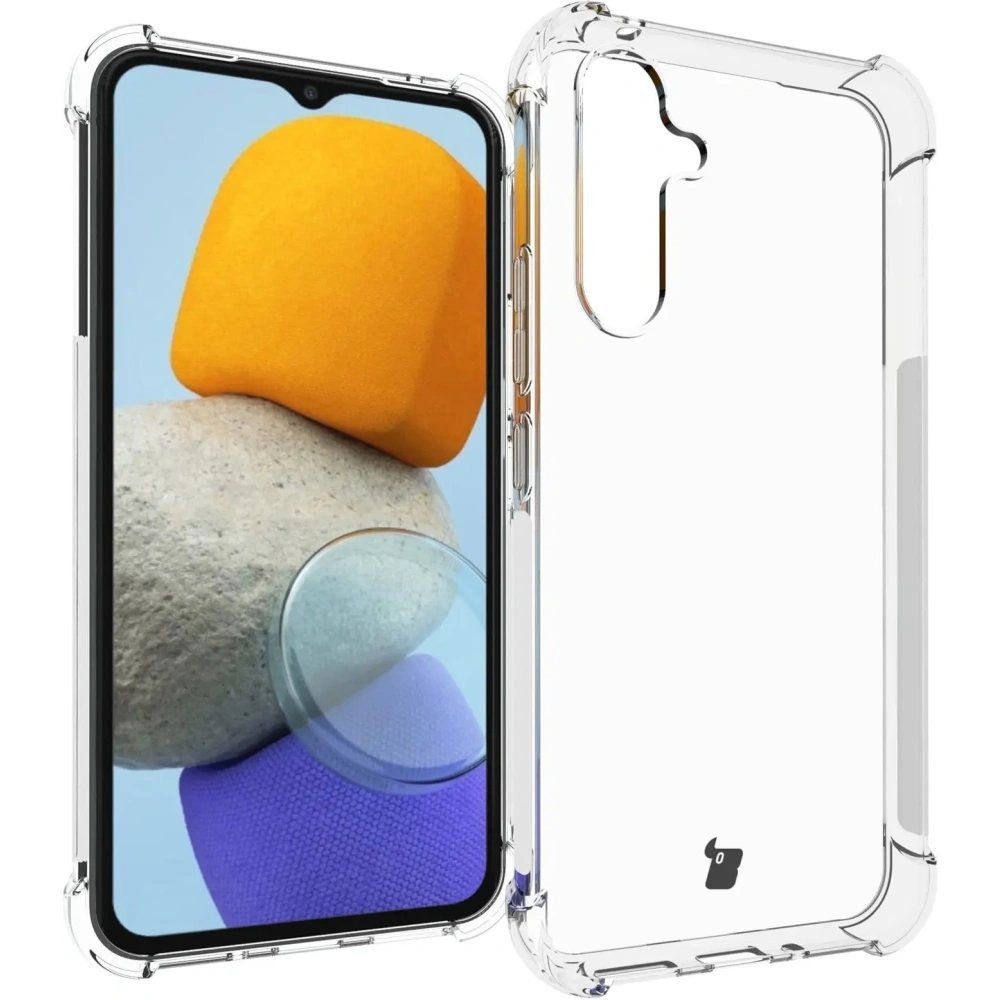 Etui + 2x szkło na ekran + obiektyw Bizon Case Clear Pack do Samsung Galaxy A54 5G przezroczyste