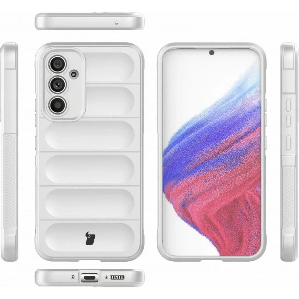 Pancerne etui Bizon Case Tur do Samsung Galaxy A54 5G białe