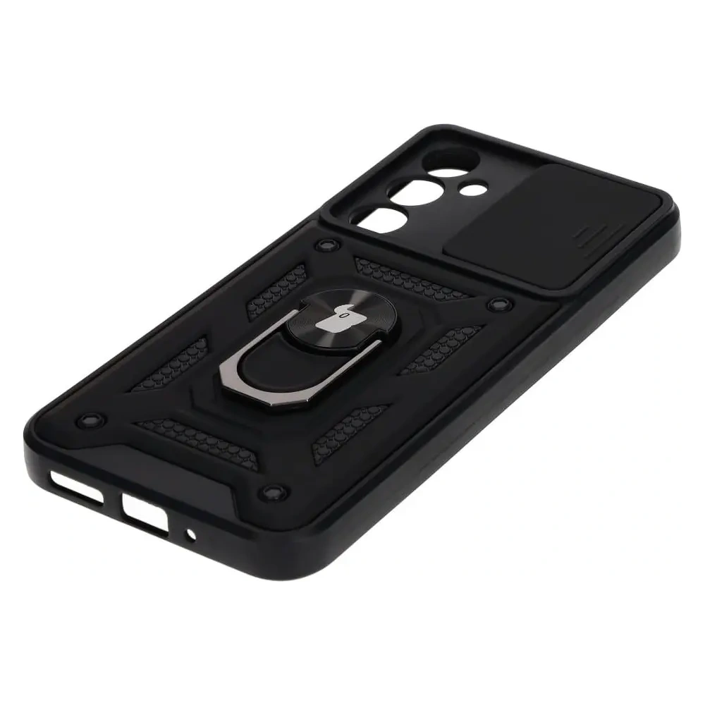 Etui Bizon Case CamShield Ring do Samsung Galaxy A54 5G czarne