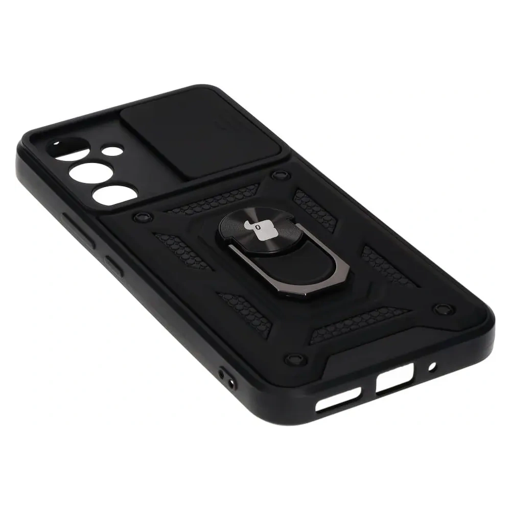 Etui Bizon Case CamShield Ring do Samsung Galaxy A54 5G czarne