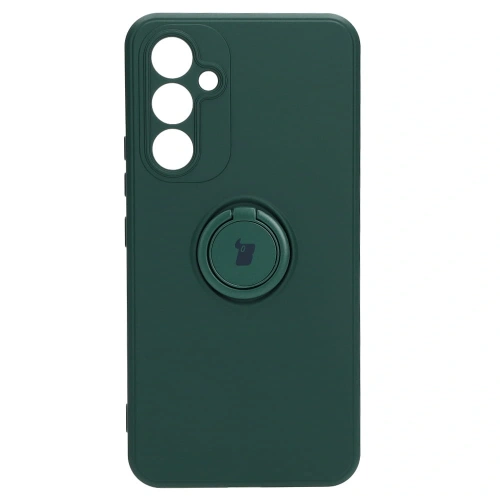 Kup Bizon Case Silicone Ring Sq do Samsung Galaxy A54 5G verde închis - BIZ7541 - {ean13} - Sklep Home Screen
