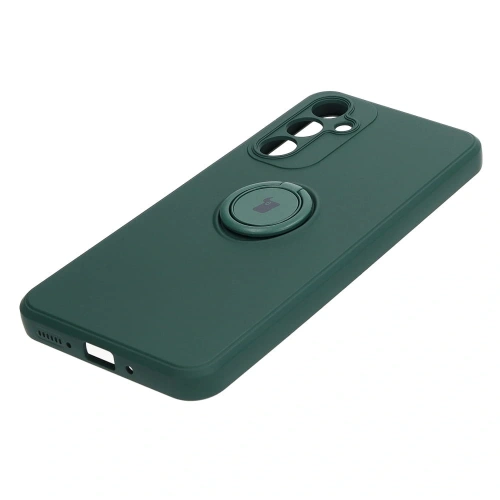 Kup Bizon Case Silicone Ring Sq do Samsung Galaxy A54 5G verde închis - BIZ7541 - {ean13} - Sklep Home Screen