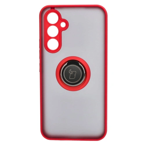 Buy Bizon Case Hybrid Ring Samsung Galaxy A54 5G smoky with a red frame - BIZ7544 - {ean13} - Home Screen Store Europe