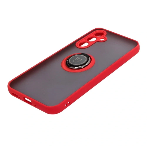 Buy Bizon Case Hybrid Ring Samsung Galaxy A54 5G smoky with a red frame - BIZ7544 - {ean13} - Home Screen Store Europe