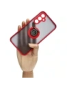 Buy Bizon Case Hybrid Ring Samsung Galaxy A54 5G smoky with a red frame - BIZ7544 - {ean13} - Home Screen Store Europe