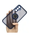 Bizon Case Hybrid Ring Samsung Galaxy A54 5G füstös színű, sötétkék kerettel