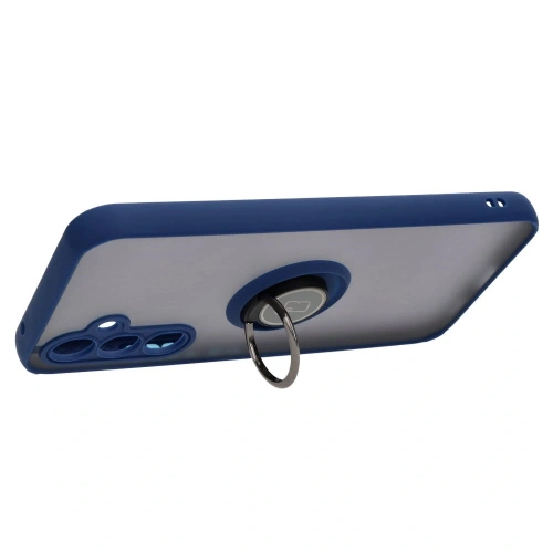 Kup Bizon Case Hybrid Ring Samsung Galaxy A54 5G füstös színű, sötétkék kerettel - BIZ1208 - {ean13} - Sklep Home Screen
