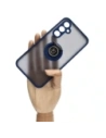Kup Etui z uchwytem na palec Bizon Case Hybrid Ring do Samsung Galaxy A54 5G przydymione z granatową ramką - BIZ1208 - {ean13} - Sklep Home Screen