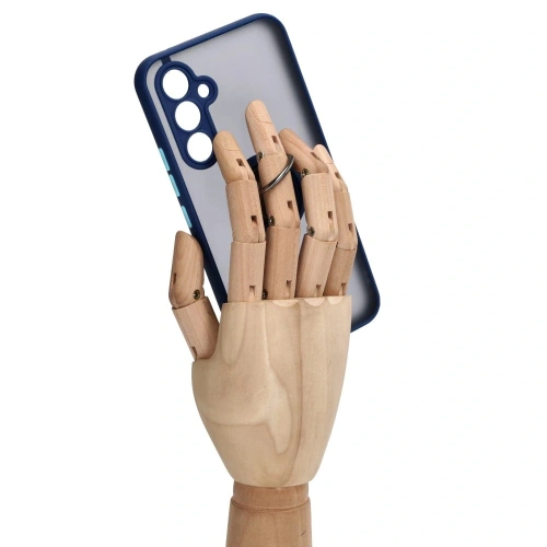 Kup Bizon Case Hybrid Ring Samsung Galaxy A54 5G füstös színű, sötétkék kerettel - BIZ1208 - {ean13} - Sklep Home Screen