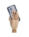 Kup Etui z uchwytem na palec Bizon Case Hybrid Ring do Samsung Galaxy A54 5G przydymione z granatową ramką - BIZ1208 - {ean13} - Sklep Home Screen