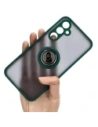 Buy Bizon Case Hybrid Ring Samsung Galaxy A54 5G smoky with a dark green frame - BIZ1213 - {ean13} - Home Screen Store Europe