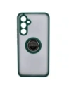 Kup Etui s úchytem na prst Bizon Case Hybrid Ring pro Samsung Galaxy A54 5G kouřové s tmavě zeleným rámem - BIZ1213 - {ean13} - Sklep Home Screen