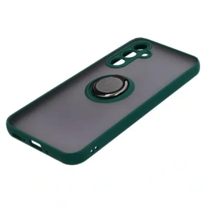 Buy Bizon Case Hybrid Ring Samsung Galaxy A54 5G smoky with a dark green frame - BIZ1213 - {ean13} - Home Screen Store Europe