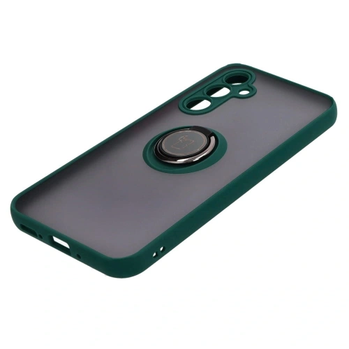 Buy Bizon Case Hybrid Ring Samsung Galaxy A54 5G smoky with a dark green frame - BIZ1213 - {ean13} - Home Screen Store Europe