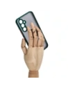 Buy Bizon Case Hybrid Ring Samsung Galaxy A54 5G smoky with a dark green frame - BIZ1213 - {ean13} - Home Screen Store Europe
