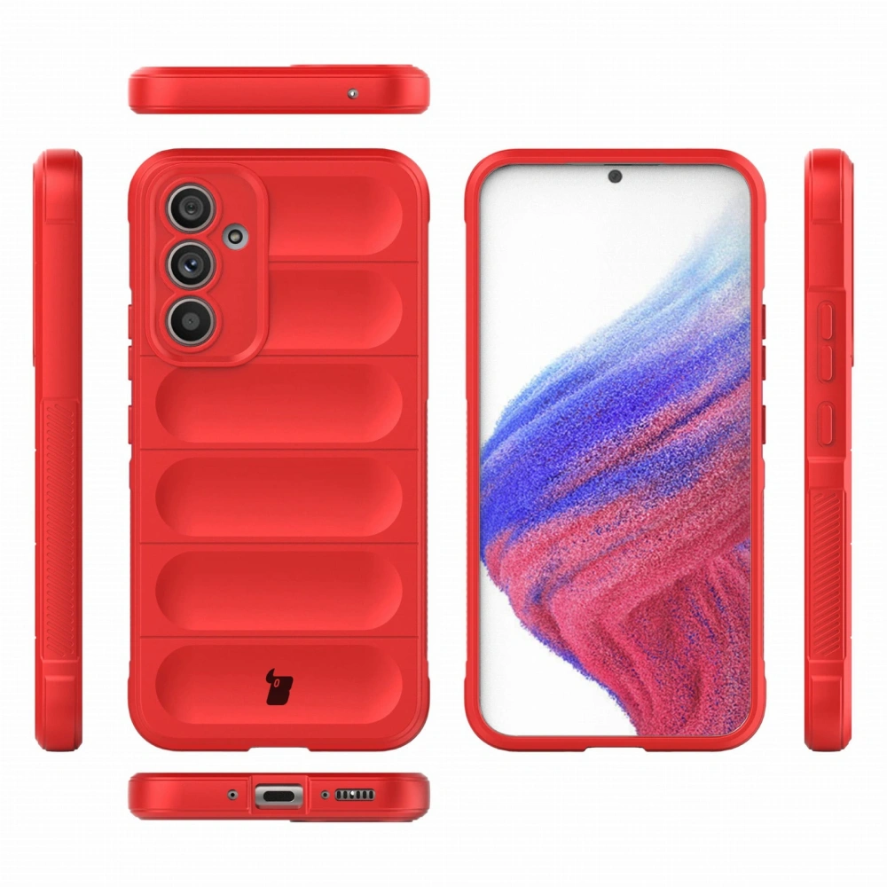 Pancerne etui Bizon Case Tur do Samsung Galaxy A54 5G czerwone