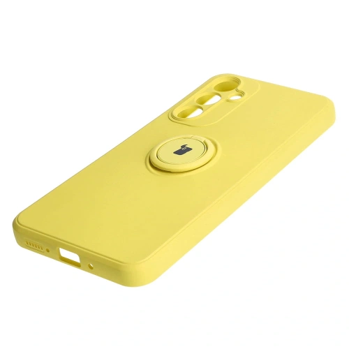 Buy Bizon Case Silicone Ring Sq do Samsung Galaxy A54 5G yellow - BIZ7549 - {ean13} - Home Screen Store Europe