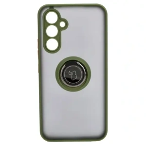 Buy Bizon Case Hybrid Ring Samsung Galaxy A54 5G smoky with a green frame - BIZ7550 - {ean13} - Home Screen Store Europe