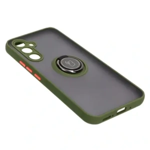 Kup Bizon Case Hybrid Ring Samsung Galaxy A54 5G rauchig mit einem grünen Rahmen - BIZ7550 - {ean13} - Sklep Home Screen