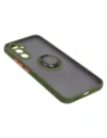 Kup Etui z uchwytem na palec Bizon Case Hybrid Ring do Samsung Galaxy A54 5G przydymione z zieloną ramką - BIZ7550 - {ean13} - Sklep Home Screen