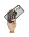 Kup Etui z uchwytem na palec Bizon Case Hybrid Ring do Samsung Galaxy A54 5G przydymione z zieloną ramką - BIZ7550 - {ean13} - Sklep Home Screen