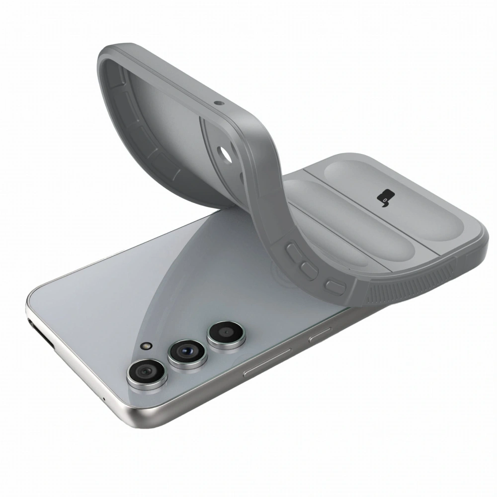 Pancerne etui Bizon Case Tur do Samsung Galaxy A54 5G jasnoszare