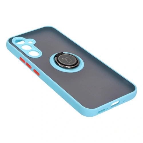 Kup Bizon Case Hybrid Ring Samsung Galaxy A54 5G rauchig mit einem hellblauen Rahmen - BIZ1220 - {ean13} - Sklep Home Screen