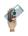 Kup Bizon Case Hybrid Ring Samsung Galaxy A54 5G rauchig mit einem hellblauen Rahmen - BIZ1220 - {ean13} - Sklep Home Screen
