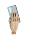 Kup Bizon Case Hybrid Ring Samsung Galaxy A54 5G fumuriu cu un cadru albastru deschis - BIZ1220 - {ean13} - Sklep Home Screen