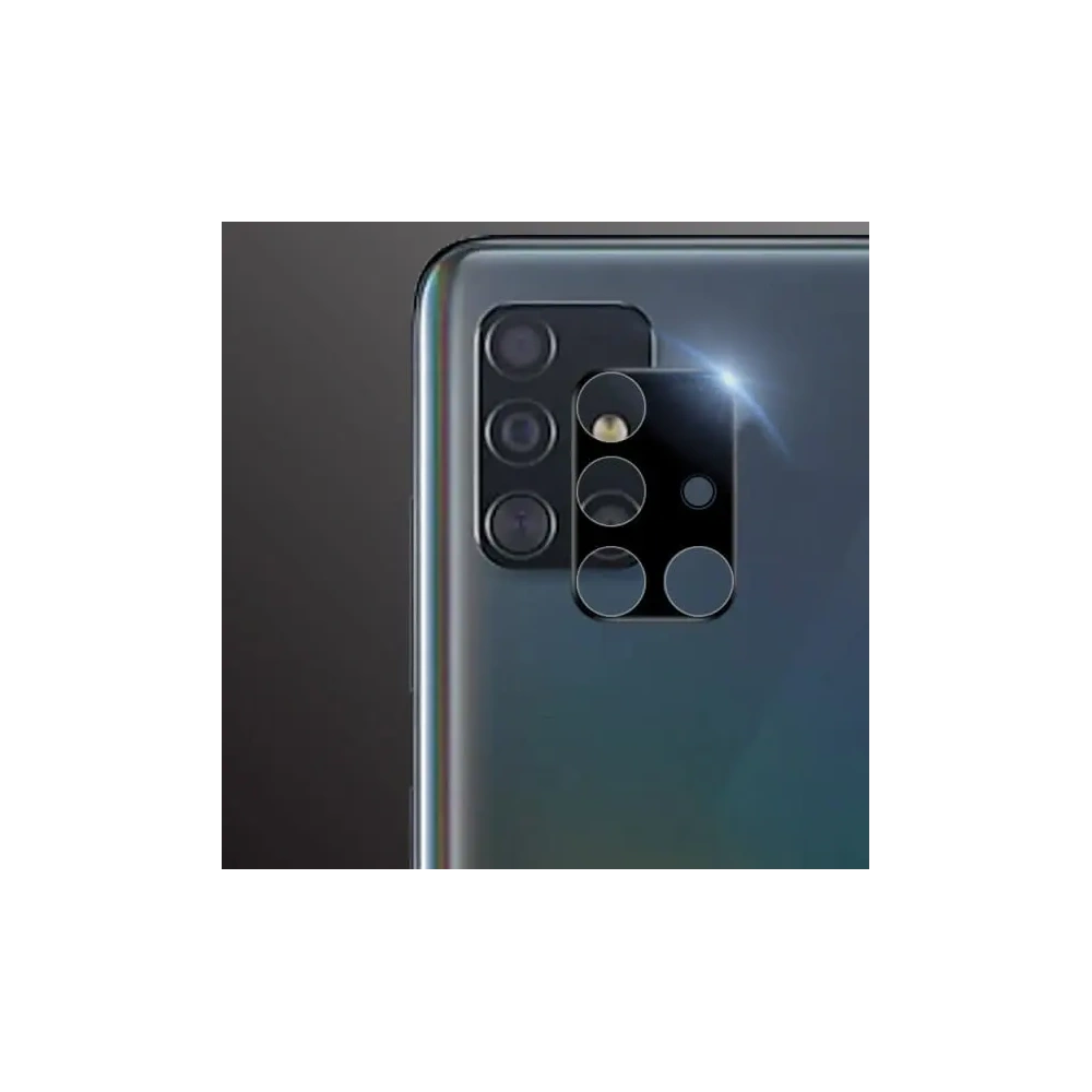 Szkło na aparat Bizon Glass Lens do Samsung Galaxy A71 [2 PACK]