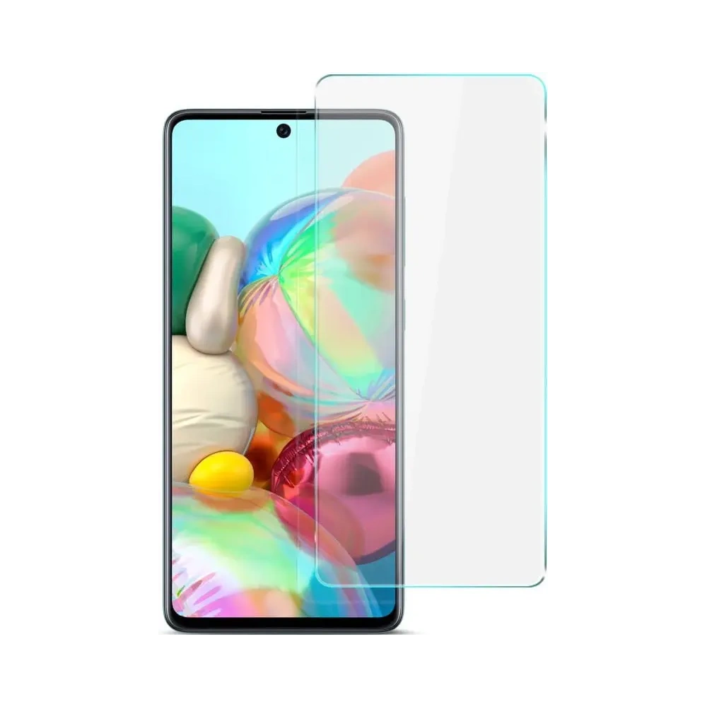 3x szkło hartowane Bizon Glass Clear + szkło na obiektyw Samsung Galaxy A71