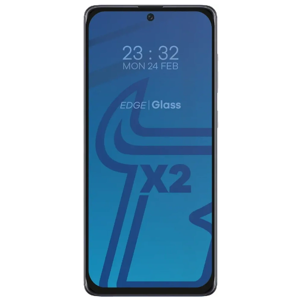 2x szkło hartowane Bizon Glass Edge + ochrona na obiektyw Samsung Galaxy A71 czarne