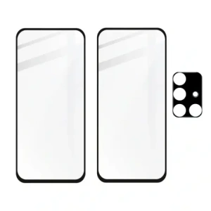 Kup 2x szkło hartowane Bizon Glass Edge + ochrona na obiektyw Samsung Galaxy A71 czarne - BIZ7556 - {ean13} - Sklep Home Screen