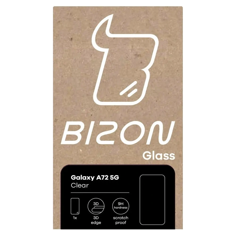 3x szkło hartowane Bizon Glass Clear do Samsung Galaxy A72 5G