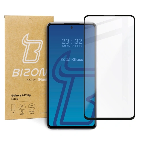 Kup Bizon Glass Edge Samsung Galaxy A72 5G fekete - BIZ7559 - {ean13} - Sklep Home Screen