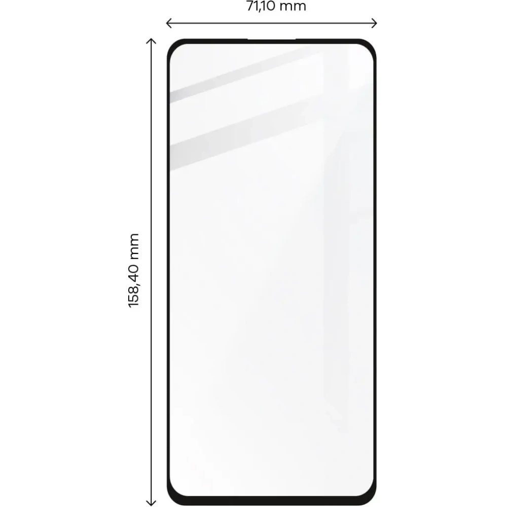 Szkło hartowane Bizon Glass Edge do Samsung Galaxy A72 5G czarne