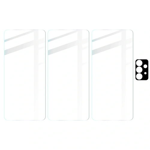Kup Bizon üveg tiszta 3x edzett üveg + lencse üveg Samsung Galaxy A72 5G - BIZ7560 - {ean13} - Sklep Home Screen