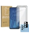 Bizon Glass Edge 2x edzett üveg + lencsevédő Samsung Galaxy A72 5G fekete