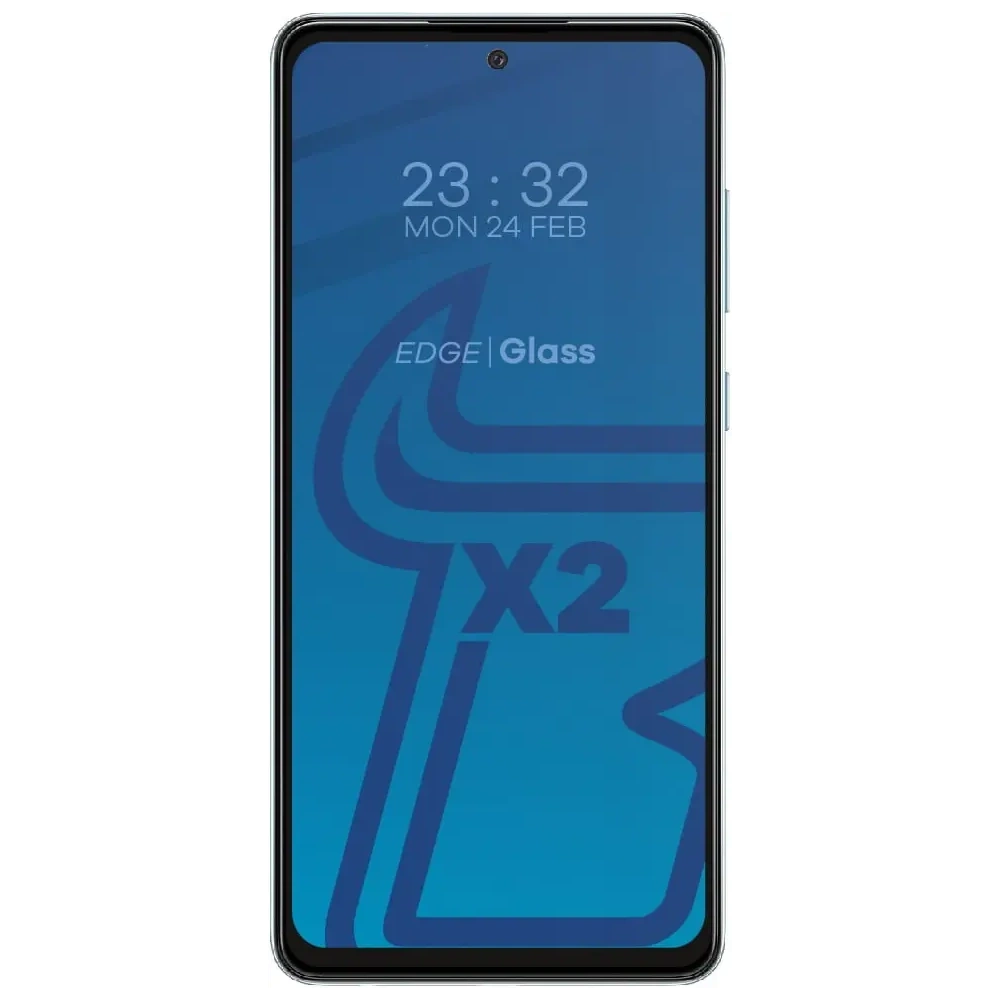 2x szkło hartowane Bizon Glass Edge + ochrona na obiektyw Samsung Galaxy A72 5G czarne