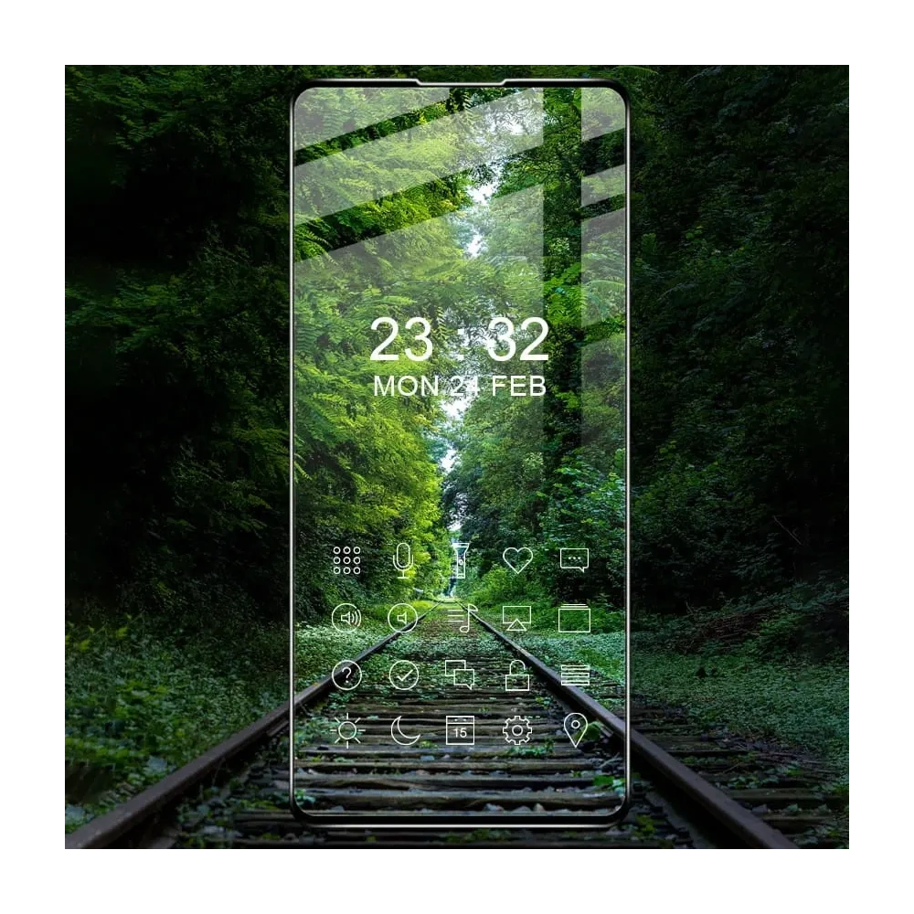 2x szkło hartowane Bizon Glass Edge + ochrona na obiektyw Samsung Galaxy A72 5G czarne