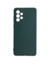 Etui Bizon Case Silicone do Galaxy A73 5G, ciemnozielone